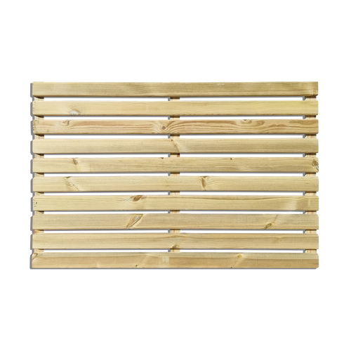 900m Wide Slatted Fencing - Slatted Wooden Panels